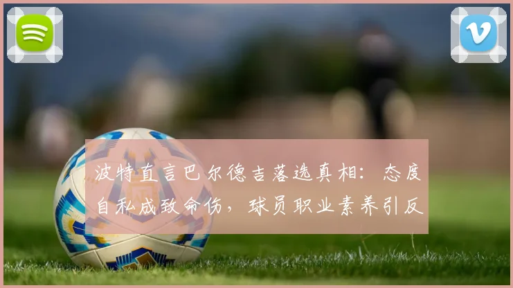 波特直言巴尔德吉落选真相：态度自私成致命伤，球员职业素养引反思